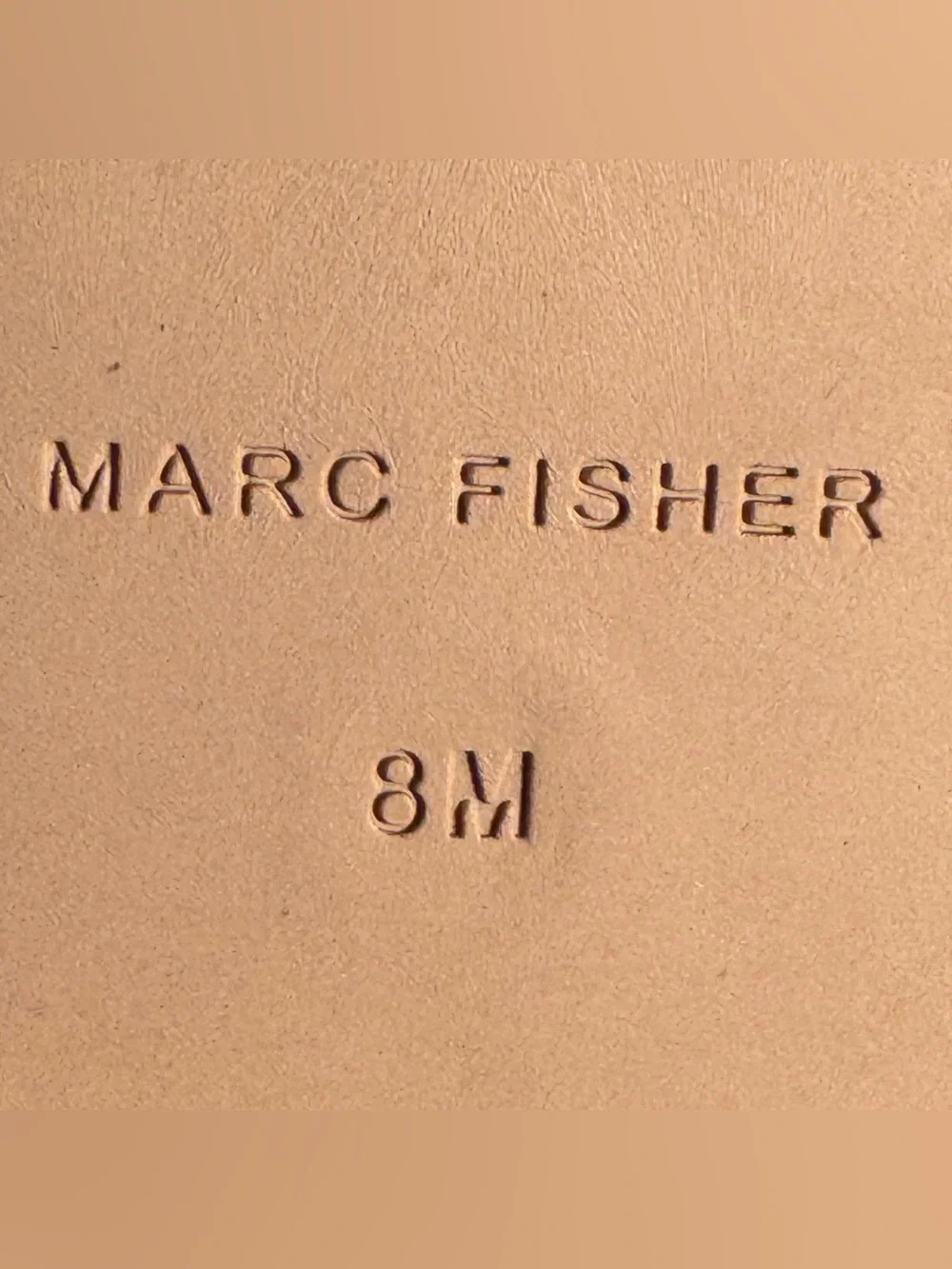 Marc Fisher Babbie Chain Link Loafers Tan Nude Platform Lug Sole Women’s Size 8